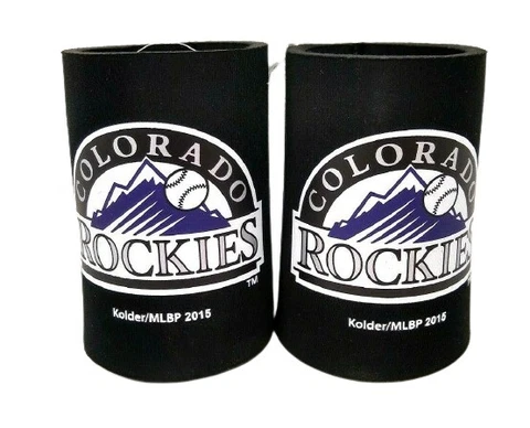 Colorado Rockies Kolder Holder Cooler Koozies, Qty 2 Cover