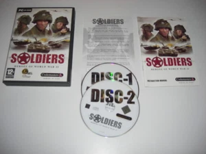 SOLDIERS - Heroes Of World War II Pc Cd Rom Original with Manual - FAST POST - Picture 1 of 1