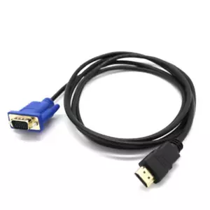 Adapter Cable 1M For PC TV Computer Monitor HDMI Male to VGA D-SUB Male Video - Picture 1 of 8
