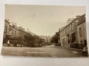 Old postcard Main street Warton - Picture 1 of 3