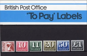 1977 Postage Due Presentation Pack - Bild 1 von 1