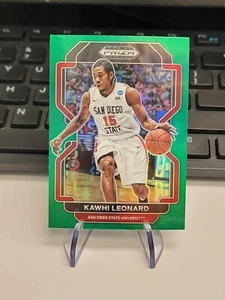 Kawhi Leonard 2022 Panini Prizm Draft Picks #31 Green San Diego State Aztecs - Picture 1 of 2