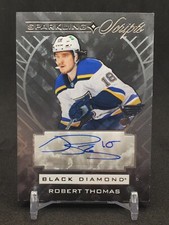 2021-22 Upper Deck Black Diamond Sparkling Scripts Robert Thomas #SC-RT Auto