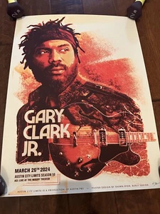 GARY CLARK JR ACL POSTER Austin Texas 2024 Screen Print Signed S/N #/350 - Picture 1 of 9