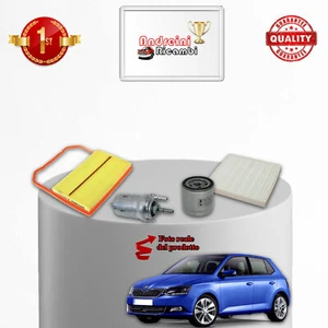 KIT TAGLIANDO 4 FILTRI SKODA FABIA III 1.0 55KW 75CV DAL 2014 -> - Imagen 1 de 1