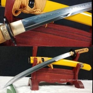 Excelente Katana Espada Wakizashi Japonesa Afilada Templada de Arcilla de Acero de Alta Velocidad - Imagen 1 de 11