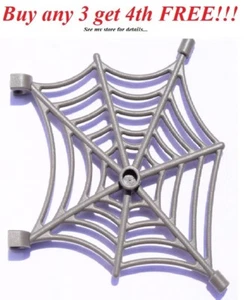 ☀️NUEVO Lego Halloween Animal Antiguo Gris Oscuro Telaraña Telaraña con clips Terror  - Imagen 1 de 3