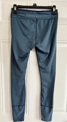 Prana Leggings Womens M Blue Workout Gym Stretch Lightweight Yoga Activewear - Image 1 of 4