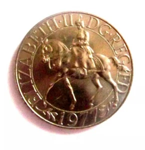 1977 Queen Elizabeth II Silver Jubilee Commemorative Coin - Picture 1 of 2