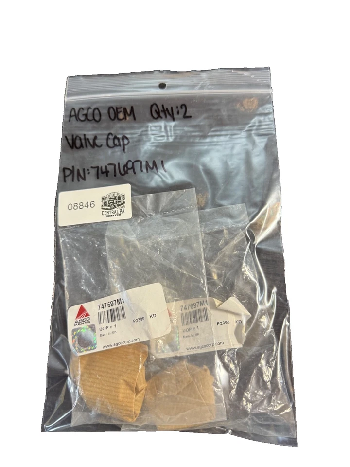 Tapa de válvula AGCO OEM P/N: 747697M1 CANTIDAD:2 Foto 1 de 1