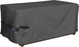 Patio Deck Box Storage Cover - 600D Outdoor Waterproof Tear Resistant Rectangula - Picture 1 of 7