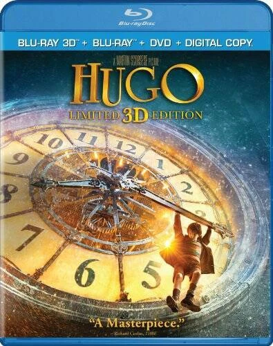 Hugo (Blu-ray 3D + Blu-ray + DVD + Digital Copy) - Blu-ray - GOOD - Image 1 of 1
