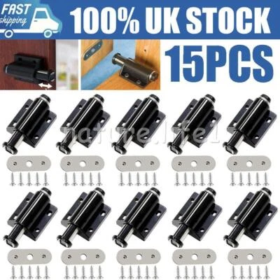 Magnetic Push To Open Touch Pressure Catch Latch Door Drawer Cupboard Cabinet 15 - Image 1 of 4