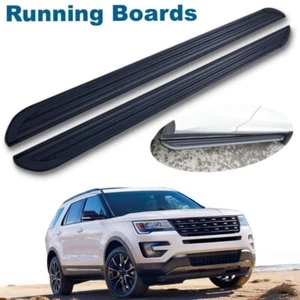 2PCS Running Boards Fits for Ford Ford Explorer 2016-2019 Nerf Bars Side Steps - Picture 1 of 13