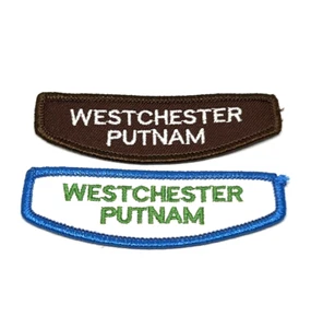Westchester Putnam New York 3” Patch NY Boy Scout Set Of 2 Badges - Picture 1 of 6