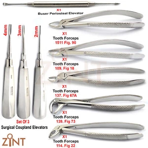 Kit di estrazione del dente Estrazione del forcipe Buser Ascensori di lussazione - Imagen 1 de 8
