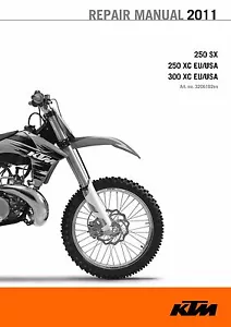 KTM Service Workshop Shop Repair Manual 2011 300 XC - Bild 1 von 12
