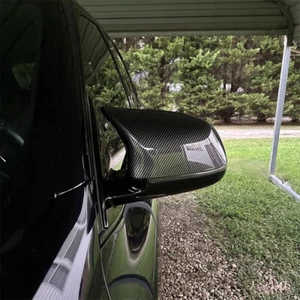 Für BMW X3 F25 X5 F15 X6 F16 14-18 Kohlefaser Farbe Außenspiegel Abdeckung Kappen 2X - Bild 1 von 11