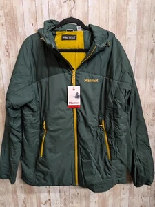 Marmot Men's Parkside Jacket Green and Yellow Syle M901083 NWT - Picture 1 of 3