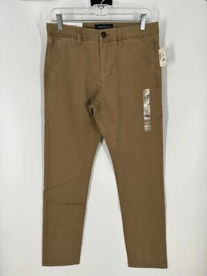 Pantalones chinos Aeropostale ajustados rectos elásticos caquis beige tostado Aero talla 29x32 Foto 1 de 4