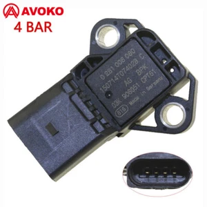 0281006060 Intake Air Manifold Boost Pressure MAP Sensor For VW AUDI 03K906051 - Picture 1 of 4