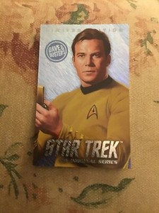Foil Captain Kirk: Star Trek: The Original Series Dave and Buster's Game Card 