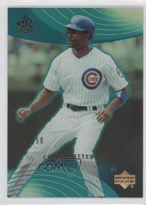 2005 Upper Deck Reflections Turquoise /50 Corey Patterson #1