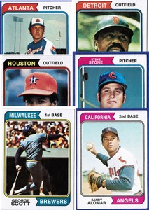 1974 Topps Baseball Card EX-EX MT - U PICK- Not Many Left - READ 20% DISCOUNTS!