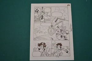 Lara Molinari Original Comic Art Tavola Originale # 23 ZIO PAPERONE E IL CODICE - Picture 1 of 3