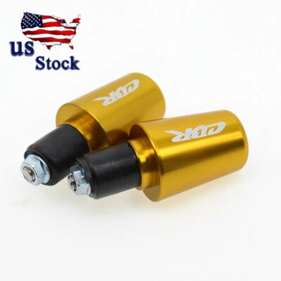 Punho CNC gravado em ouro extremidades aderência compatível com Honda CBR600F2 F3 F4 CBR954RR 900RR - Imagem 1 de 4