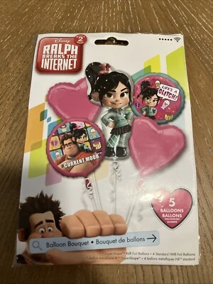 ANAGRAM INTERNATIONAL INC. Wreck It Ralph Balloon Bouquet Vanellope Party Supplies Birthday Decoration NEW