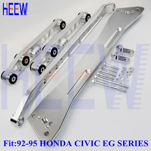 BILLET REAR CONTROL ARM SUBFRAME BRACE TIE BAR LCA FOR HONDA CIVIC 92-95 EG ASR - Picture 1 of 4