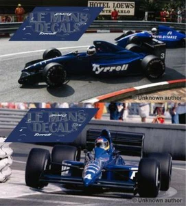 Decals Tyrrell 018 GP Monaco 1989 1:32 Scaleauto Formula F1 slot calcas - Imagen 1 de 3