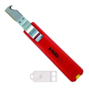 "Destripador de cables rápido Felo para cuchillas recubiertas de alambre redondo TiN 8-28 mm 0,3-1,1" - Imagen 1 de 4