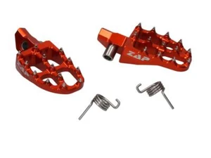 Zap E-Peg Fußrasten passt an KTM SX SX-F 16-22 EXC XC-W 17-23 orange - Bild 1 von 5