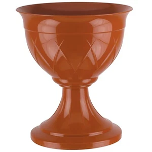 Set of 10 - 12" Terracotta Lilia Urn Planter Lightweight, Durable European-Made - Picture 1 of 7