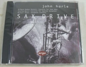 Sax Drive: John Harle - Bennett Myers Torke Saxophone CD SEALED Argo Decca 1995 - Picture 1 of 3