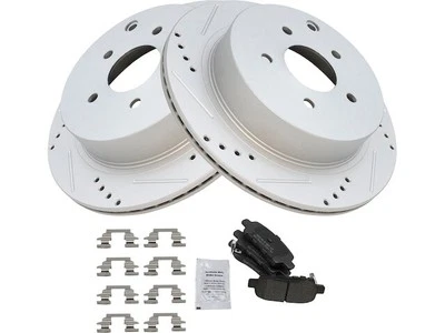 For 2014-2020 Infiniti QX60 Brake Pad and Rotor Kit Rear 82426CQPZ 2015 2016 - Image 1 of 2