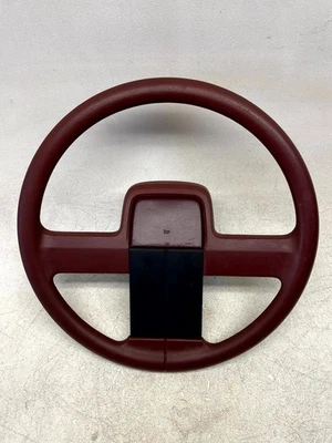 1981-1989 Dodge RamCharger / D-Series руль красный кожаный OEM - Изображение 1 из 4