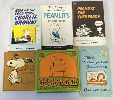 Vintage Peanuts Snoopy Charlie Brown Charles M.Schulz Book Bundle - Image 1 of 4