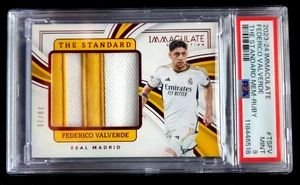 2023-24 Immaculate Federico Valverde The Standard Patch Ruby #30/30 PSA 9 POP 1 - Picture 1 of 2