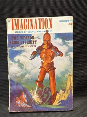 Журнал IMAGINATION SCIENCE FANTASY — СЕНТЯБРЬ 1952 — ОБЛОЖКА ГАРОЛЬДА У. МАККОЛИ - Изображение 1 из 4