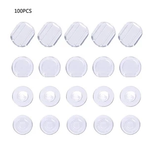 Earring Pads 4 Sizes Comfort Earring Cushions Pads Silicone for Clip-on Earrings - Picture 1 of 8