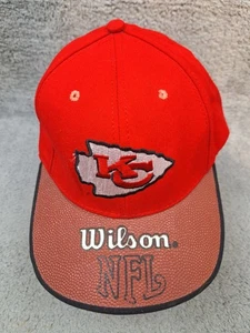 Gorra de colección de los Kansas City Chiefs American Needle de cuero con correa - Imagen 1 de 7