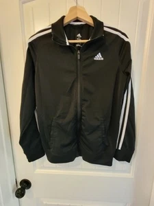Adidas Track Jacket Youth L (14/16) Black - Picture 1 of 4