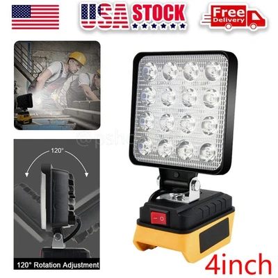 Dewalt 20V Max Portable Flood Light Flashlight Tool Only Outdoor LED Worklight - Image 1 of 4