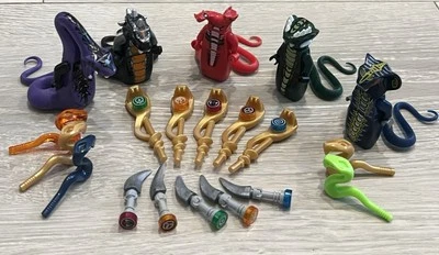 LEGO Minifigure Lot 5 Snake Generals FANGTOM PYTHOR SCALES KAPU'RAI Staffs - Image 1 of 4