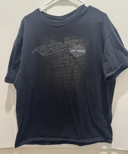 T-shirt moto double face Harley Davidson Orlando Florida XL - Foto 1 di 9