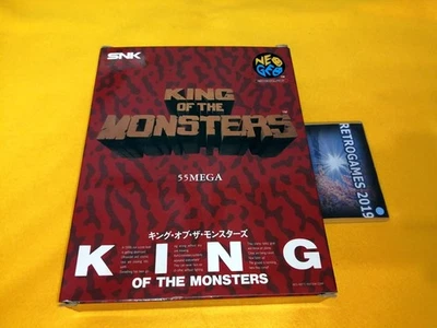 SNK Neo Geo KING OF THE MONSTERS CARTON BOX  NEOGEO  AES. - Image 1 of 4