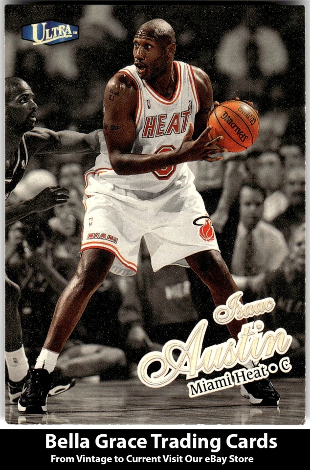 1997-98 Ultra Isaac Austin #169G Miami Heat Gold Medallion NBA Basketball - Image 1 of 2